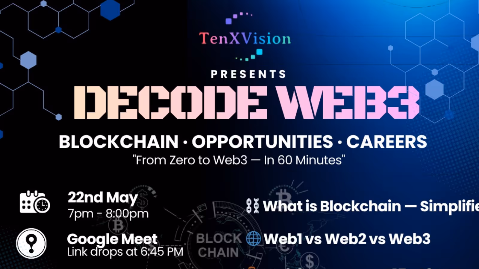 DECODE WEB3 — Blockchain, Opportunities & Careers - Simplified