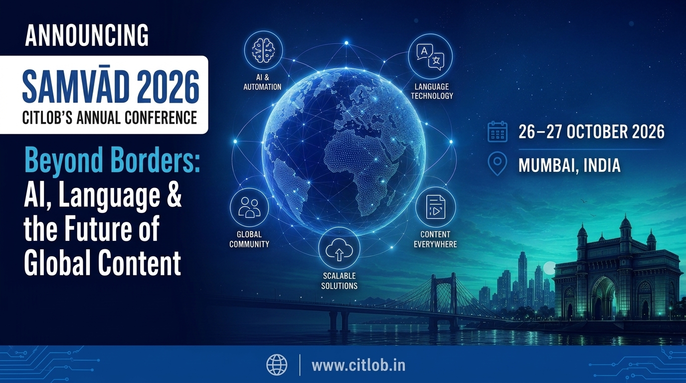 SAMVĀD 2026 – Beyond Borders: AI, Language & the Future of Global Content