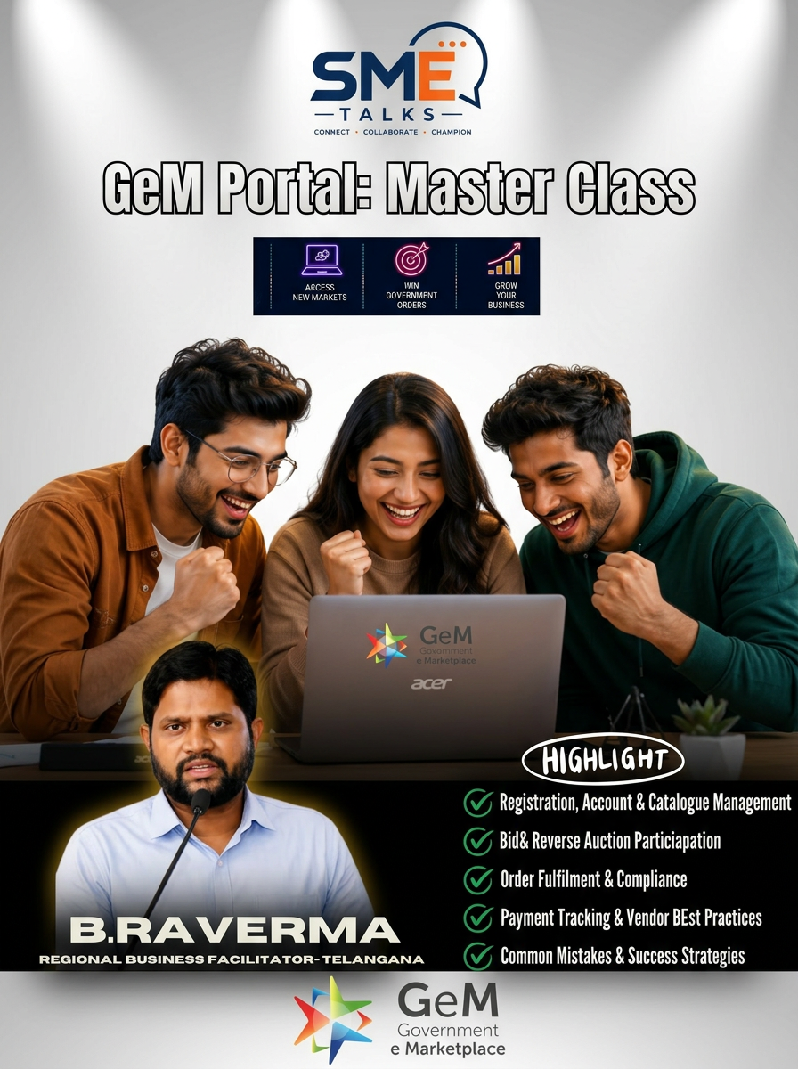 SME Talks - GeM Portal Master Class