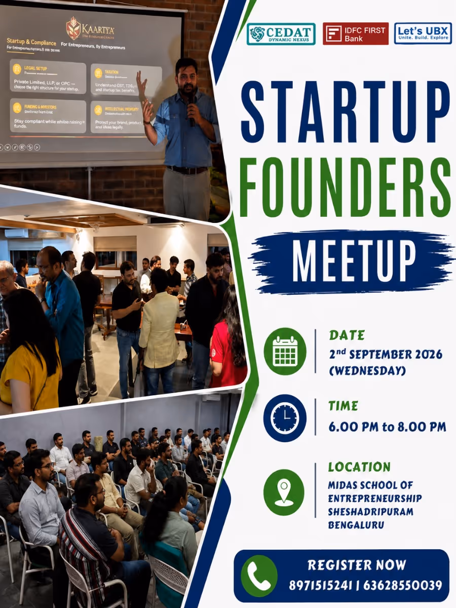 Startup Founders Meetup by CEDAT